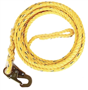 Lan Line Rope Vertical Lifeline Rope with snap hook | Rope Lanyard | Harness Land